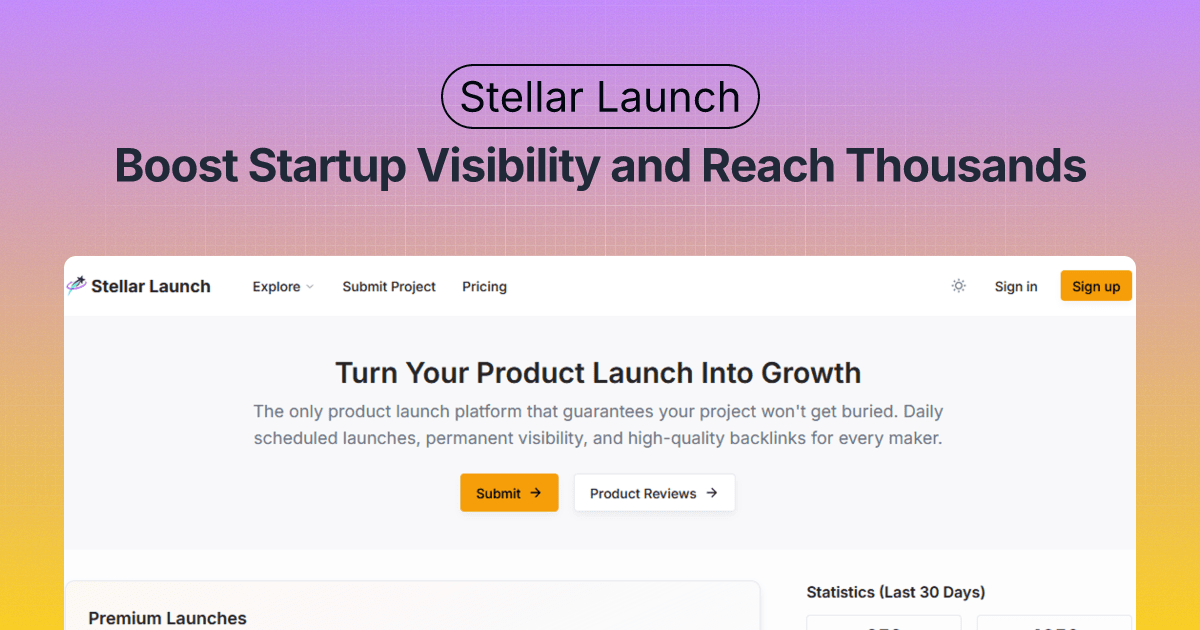 Stellar Launch | Pro Launch